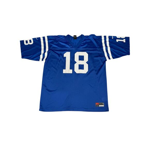 Football Jersey Mens XXL Peyton Manning #18 Nike NFL Denver Broncos Game Player - Picture 2 of 6